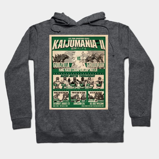 Kaijumania II Hoodie by patrickkingart